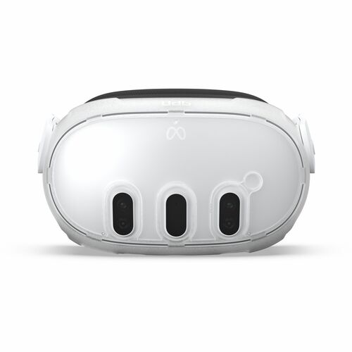 Urban Armor Gear Plyo Rugged Case for Meta VR Headset - Clear - Scratch Resistant, Dust Resistant, Impact Resistant, Drop 