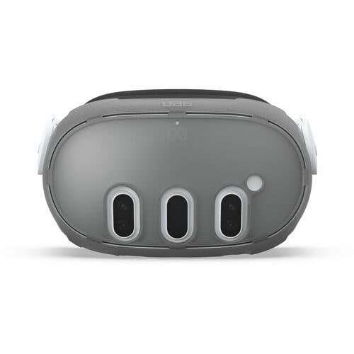 Urban Armor Gear Plyo Rugged Case for Meta VR Headset - Ash, Translucent - Scratch Resistant, Dust Resistant, Impact Resis
