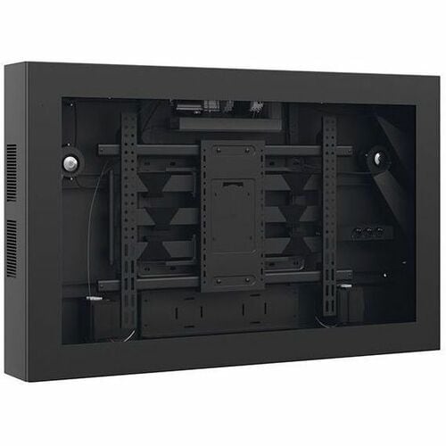 HAGOR Displaygehäuse - 55 Zoll (139,70 cm) - Querformat - Glas, Blech - Schwarz, Anthrazit