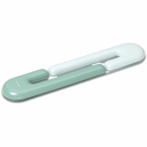 Kensington Duo Gel Wrist Rest - 0.87"" (22 mm) Height x 17.72"" (450 mm) Width x 3.66"" (93 mm) Depth - Green - Polyuretha
