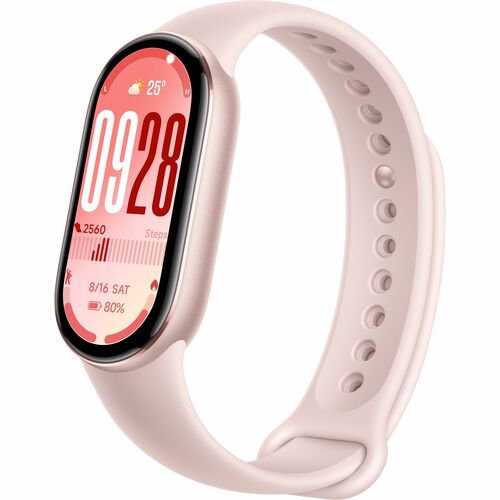 Xiaomi Smart Band 10 Smart Band - 46.57 mm Case Height - 22.54 mm Case Width - Mystic Rose Body Color - Aluminium Alloy Ca