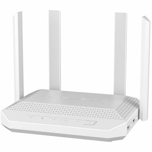 Keenetic Hero KN-1012 wifi 6 Ethernet Roteador sem fio - Dual Band - 2,40 GHz Banda ISM - 5 GHz Banda UNII - 4 x Antena - 