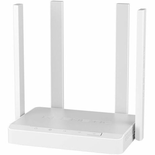 Keenetic Speedster KN-3013 wifi 5 Ethernet Roteador sem fio - Dual Band - 2,40 GHz Banda ISM - 5 GHz Banda UNII - 4 x Ante