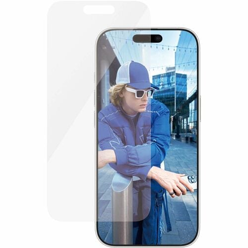 PanzerGlass Classic Fit Glas, Gehärtetes Glas, Polyethylenterephthalat (PET) Displayschutz für Apple iPhone 16 Pro - für O