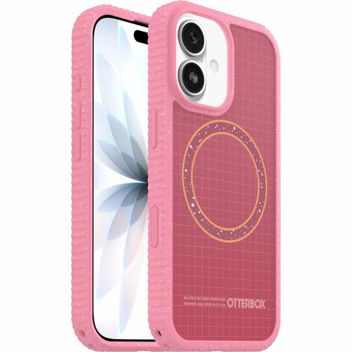 OtterBox Sole Case for Apple iPhone 17 Smartphone - Xtra Hot (Pink) - Drop Resistant - Nylon Fabric, Polycarbonate, Thermo