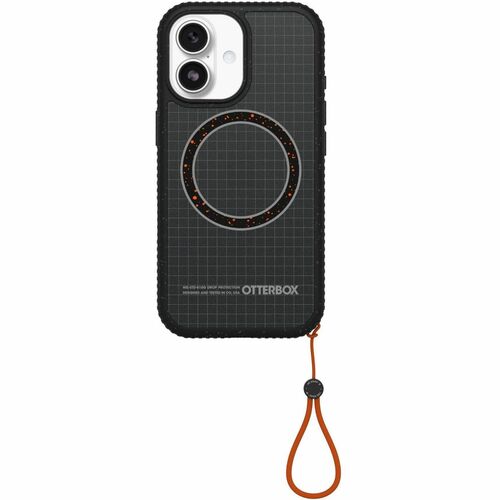 OtterBox Sole Case for Apple iPhone 17 Smartphone - Midnight Circuit (Black) - Retail - 1 - Drop Resistant - Nylon Fabric,