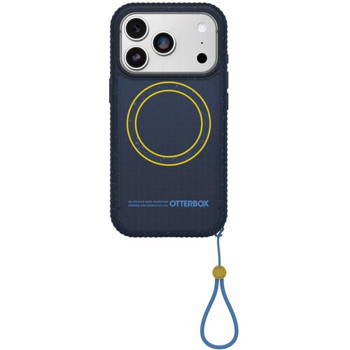 OtterBox Sole Case for Apple iPhone 17 Pro Smartphone - Real Quiet (Blue) - Retail - 1 - Drop Resistant - Nylon Fabric, Po