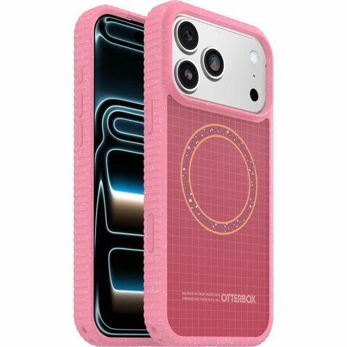 OtterBox Sole Case for Apple iPhone 17 Pro Max Smartphone - Xtra Hot (Pink) - Drop Resistant - Nylon Fabric, Polycarbonate