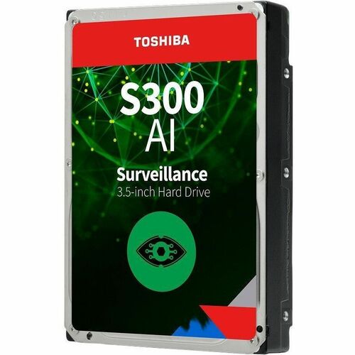 Toshiba S300 AI 18 TB Hard Drive - 3.5" Internal - SATA (SATA/600) - Storage System, Video Surveillance System, Camera Dev