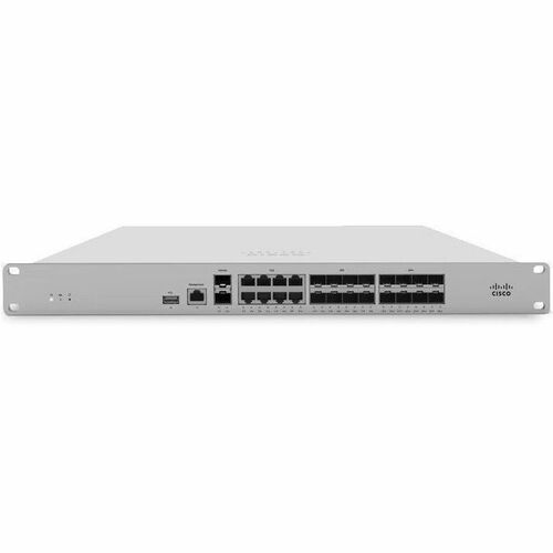 Cisco Meraki MX250 Wired Network Security/Firewall Appliance - Intrusion Prevention - 8 Port - Gigabit Ethernet, - 10 Giga