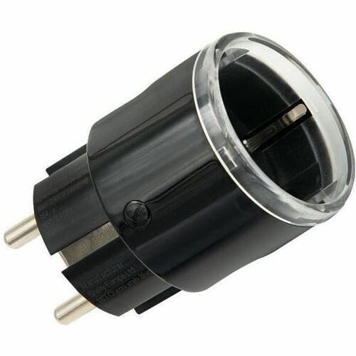 Shelly Plug S (Gen3) Wi-Fi + Bluetooth, Matter kompatibilis, fogyasztásmérős okoskonnektor, fekete