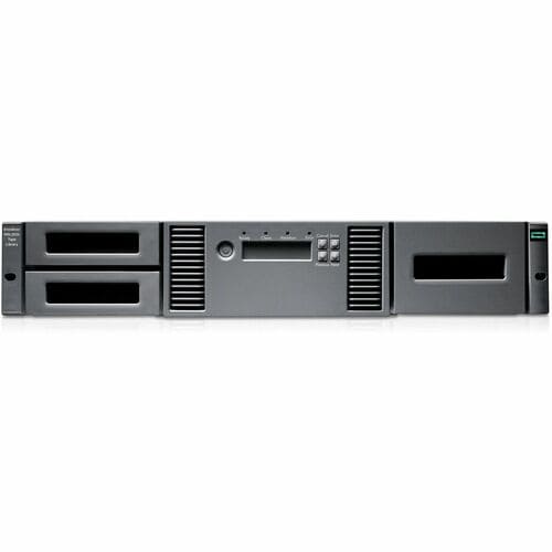 HPE MSL2024 LTO-8 SAS SC WITH CARTRIDGES LABEL BAR