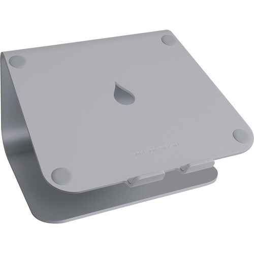 Rain Design mStand Notebook-Ständer - 15 cm Höhe x 25,4 cm Breite x 23,6 cm Tiefe - Desktop - Aluminium - Grau