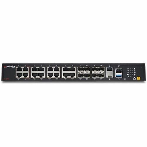 Palo Alto PA-560 Network Security/Firewall Appliance - AI-powered Security - 16 Port - Gigabit Ethernet, - 10 Gigabit Ethe