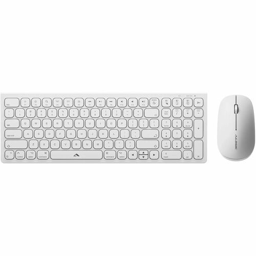 Echelon Compact USB-C Rechargeable Bluetooth Keyboard  Mouse for Mac White, US