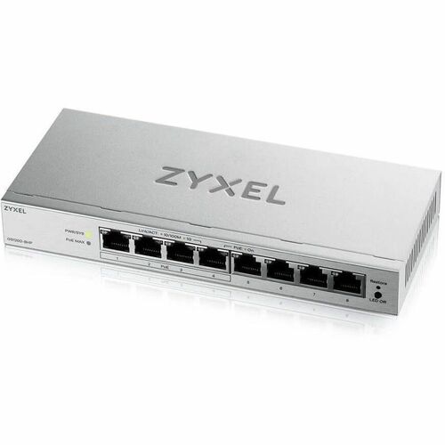 ZYXEL GS1200-8HP V3 8 PORT GIGABIT POE+ WEBMANAGED DESKTOP