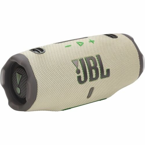 JBL Charge 6 Portable Bluetooth Speaker System - 45 W RMS - Sand - 56 Hz to 20 kHz - Battery Rechargeable - 1