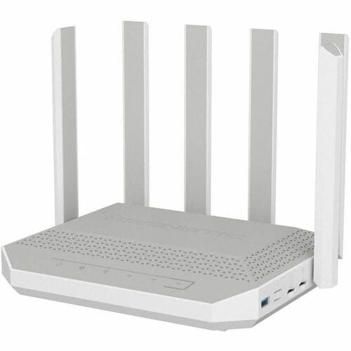 "Hero 5G Modem Router 5G Wi-Fi 6 Mesh AX3000 con 2 slot SIM, 1 porta 2,5G e smart switch 4 porte a 1Gb, porte USB 3.0 e 2.