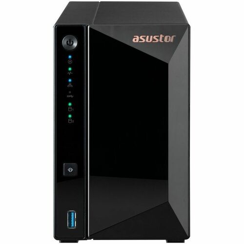 ASUSTOR Drivestor 2 Pro Gen2 AS3302T V2 SAN/NAS Storage System - Realtek RTD1619B Quad-core (4 Core) 1.70 GHz - 2 x HDD Su
