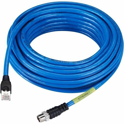 Hanwha M12-RJ45 Ethernet Cable 10M (32.8ft) - 32.81 ft M12/RJ-45 Network Cable for Network Device, Camera - First End: 1 ×