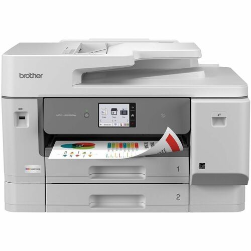 Imprimante Jet d'Encre Multifonction Brother Professional MFC-J6975DW Filaires et sans fil - Couleur - Copieur/Télécopieur