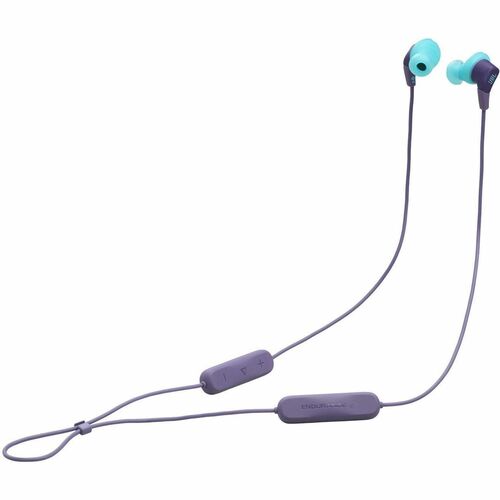 JBL Endurance Run 3 Wireless Earbud, Behind-the-ear Stereo Earset - Purple - Binaural - In-ear - Bluetooth - 16 Ohm - 20 H