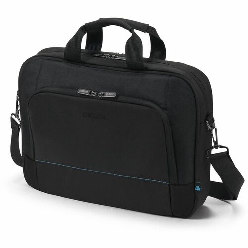 Dicota TWO Tasche für 33 cm (13 Zoll) bis 35,6 cm (14 Zoll) Notebook - Schwarz - 300D rPET Polyester Körper - wasserabweis