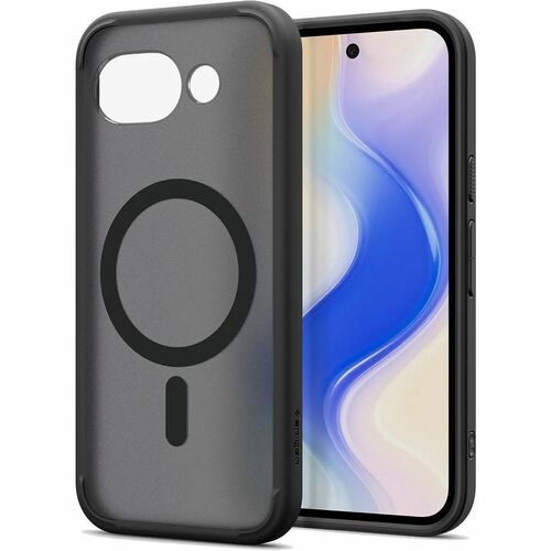 Spigen Ultra Hybrid Case for Google Pixel 10a Smartphone - Frost Black - Yellowing Resistant, Drop Resistant, Scratch Resi