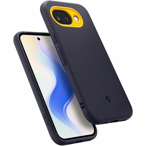 Spigen Nano Pop Case for Google Pixel 10a Smartphone - Textured,Dotted Side Pattern - Blueberry Navy - Drop Resistant, Scr