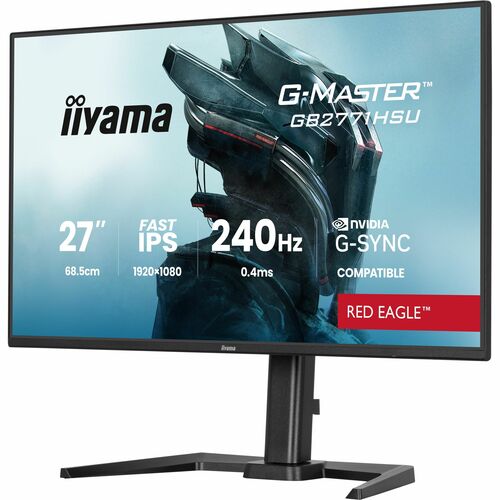 Moniteur de jeu LCD iiyama G-MASTER Red Eagle GB2771HSU-B1 27" Classe Full HD - 16:9 - Noir mat - 68,6 cm (27") Viewable -