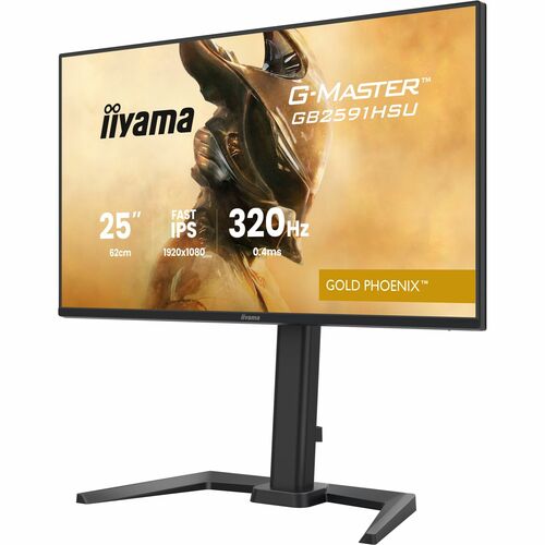 Moniteur de jeu LCD iiyama Gold Phoenix G-MASTER GB2591HSU-B1 25" Classe Full HD - 16:9 - Noir mat - 62,2 cm (24,5") Viewa