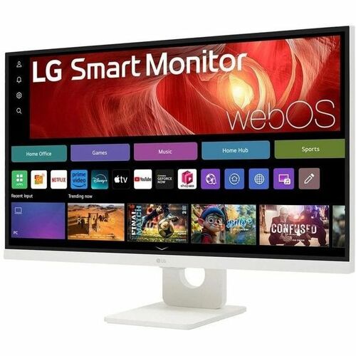 LG 27U731SA-W 27" Class 4K UHD Smart Gaming LED Monitor - 16:9 - White - 27" Viewable - In-plane Switching (IPS) Technolog