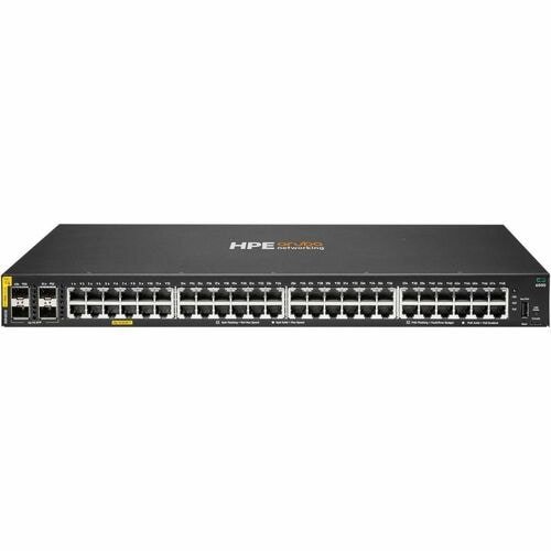 HPE Aruba Networking CX 6000 48p 10M/100M/1G Class4 PoE 4p SFP 1G 370W Switch