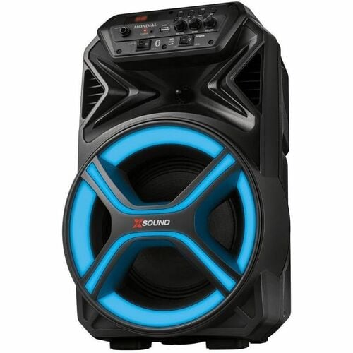 CAIXA DE SOM MONDIAL AMPLIFICAD A CM-400-L PRETA BLUETOOTH