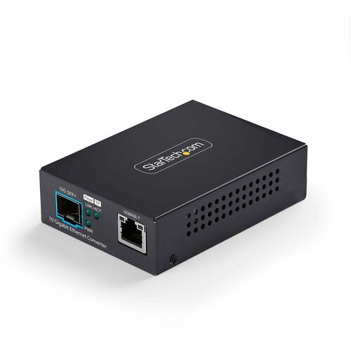 StarTech.com MCM10GSFP2. Maximale Datenübertragungsrate: 10000 Mbit/s, Converter Eingangsschnittstelle: 10GBase-T, Convert