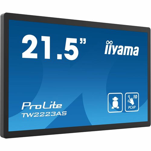 iiyama ProLite TW2223AS-B3P 22 Zoll Klasse LED-Touchscreen-Monitor - 16:9 Format - 18 ms Reaktionszeit - 54,6 cm (21,5 Zol