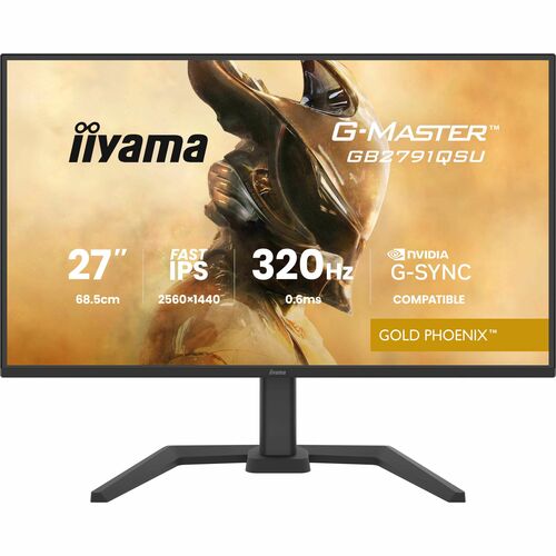 iiyama Gold Phoenix G-MASTER GB2791QSU-B1 27"" Class WQHD Gaming LCD Monitor - 16:9 - Matte Black - 68.6 cm (27"") Viewabl