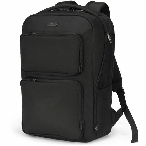 Dicota SEVEN Carrying Case (Backpack) for 35.6 cm (14") to 40.6 cm (16") Notebook - Black - RFID Resistant, Water Proof Bo