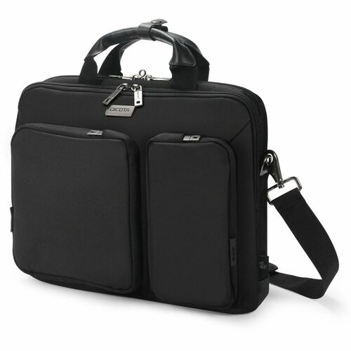 Dicota SEVEN Tasche für 30,5 cm (12 Zoll) bis 35,6 cm (14 Zoll) Notebook - Schwarz - 1680D Polyethylenterephthalat (PET) K