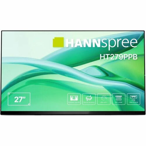 Hannspree HT279PPB 27" Class LED Touchscreen Monitor - 16:9 - 5 ms - 68.6 cm (27") Viewable - Projected Capacitive - 10 Po