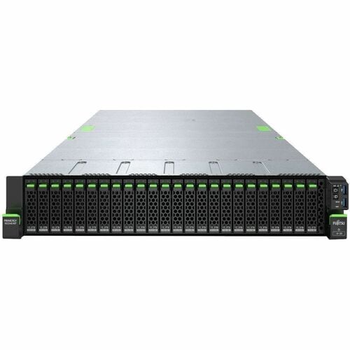 Fujitsu PRIMERGY RX2540 M7 2U Rack Server - 2 Xeon Silver 4510 - 32 GB RAM - Serial ATA Controller - Intel C741 Chip - 2 P