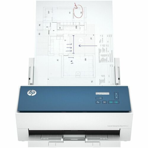 HP Scanjet Enterprise Flow 9000 s1 Sheetfed Scanner - 600 x 600 dpi Optical - 24-bit Color - 48-bit Grayscale - Greyscale 