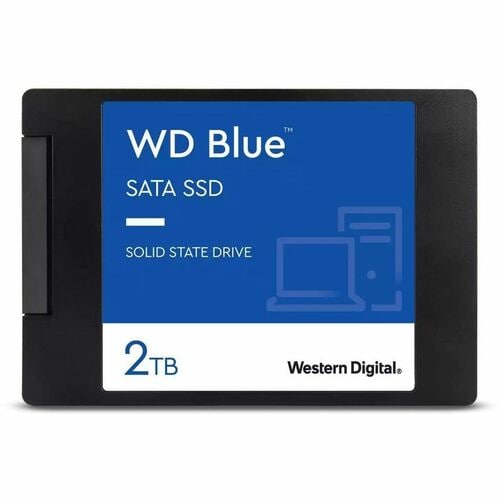 Western Digital Blue WDS200T2B0A-00SM50 2 TB Solid State Drive - 2.5"" Internal - SATA - Desktop PC, Notebook Device Suppo