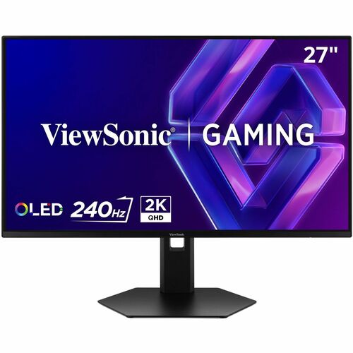 ViewSonic VX2738-2K-OLED 27 Inch QHD OLED Gaming Monitor with 240Hz, 0.03ms Response Time, AMD FreeSync Premium, Advanced 
