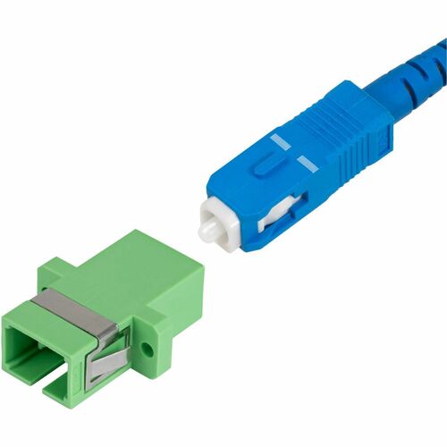 StarTech SC to SC Coupler 10 Pack, OS2 Single Mode SC Fiber Optic Coupler with Flange, SC/APC Simplex Adapter - 10 Pack of