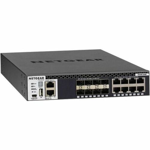 Netgear ProSafe M4300 M4300-8X8F 8 Ports Manageable Ethernet Switch - Gigabit Ethernet, 10 Gigabit Ethernet - 10GBase-T, 1