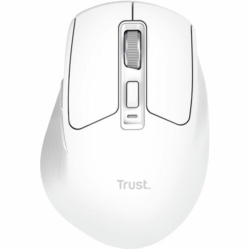 Trust Niven Mittlere Größe Maus - Bluetooth/Radio-Frequenz - USB 2.0 Typ C - Optisch - 7 Taste(n) - Weiß - Kabellos - 2,40