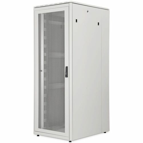 Digitus 42U Bodenstehend Geschlossener Schrank Rackschrank für PDU, Server, Gestell - Hellgrau - Stahl - 1200 kg Maximale 