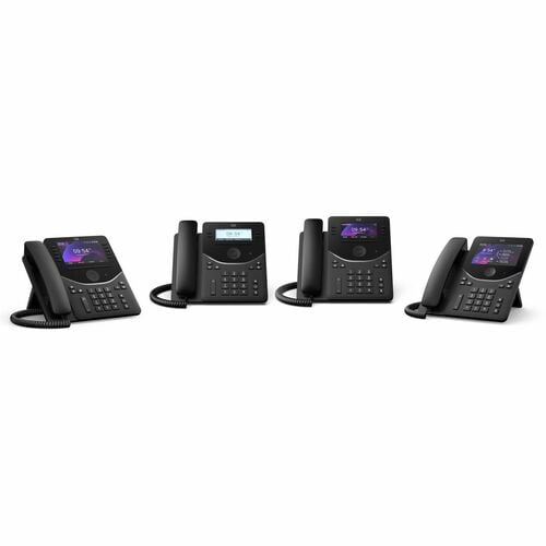 Webex 9811 IP Phone - Corded - Corded - Desktop, Wall Mountable - Carbon Black - 2 x Total Line - VoIP - 6.6 cm (2.6") LCD