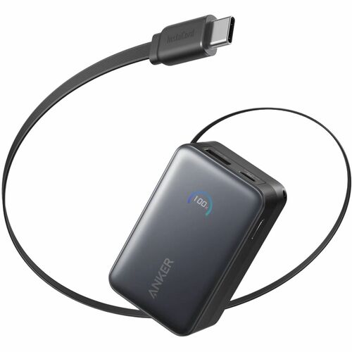 Power Bank ANKER Nano A1638 - Nero - Per Smartphone, Computer portatile, iPhone, iPad mini, iPad Pro, iPad Air, MacBook Ai